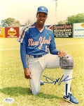 Dwight Gooden Mets Signed Jsa Cert Sticker 8x10 Photo Authentic Autograph