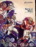 1967 Sf 49ers @ La Rams 10-8 Nfl Program Authentic