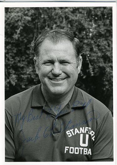 Jack Christiansen Rare Signed Jsa Certed 5x7 Photo Authentic Autograph