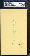 Bob O`farrell Psa/dna Signed 1948 Gpc Authentic Autograph