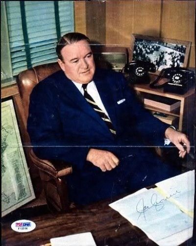 Joe Cronin Signed Psa/dna 8x10 Photo Certified Autograph Authentic