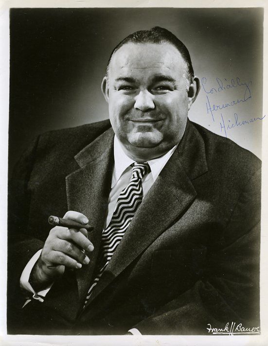 Herman Hickman D.58 Signed Rare Jsa 8x10 Photo Autograph