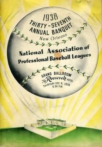 Ford Frick Signed Psa/dna Certed 1958 Napbl Signed Program Authentic Autograph