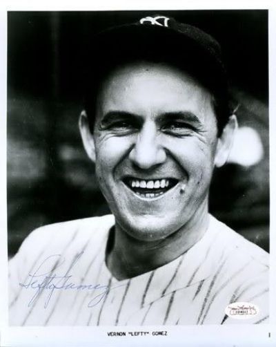 Lefty Gomez Signed Jsa Certed 8x10 Photo Authentic Autograph