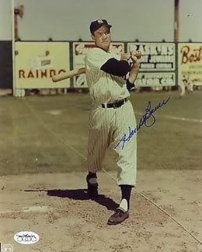 Hank Bauer Yankees Signed Jsa Cert Sticker 8x10 Photo Autograph Authentic