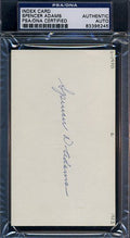 Spencer Adams 26 Yankees D.70 Signed Psa/dna Certified 3x5 Index Card Autograph