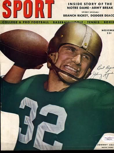 Johnny Latner Heisman Signed Jsa Certed 8x10 Cover Photo Autograph