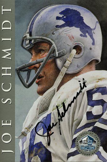 Joe Schmidt Signed Jsa 1998 Hof Signature Series 450/2500