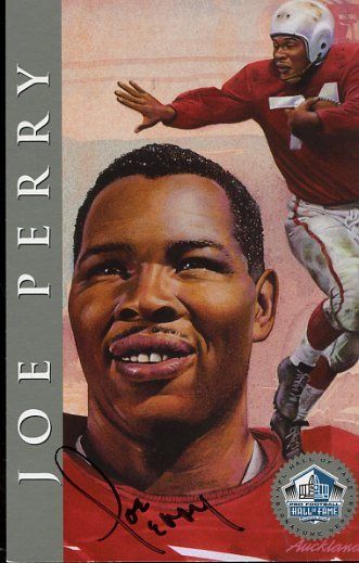 Joe Perry 49ers Signed Jsa 1998 Hof Signature Series 450/2500