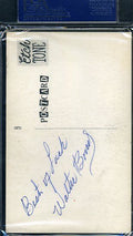 Walt Bond Rare D.67 Psa/dna Signed Photo Postcard Authentic Autograph