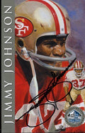 Jimmy Johnson 49ers Signed Jsa 1998 Hof Signature Series 450/2500