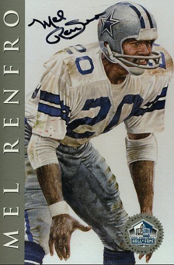 Mel Renfro Signed Jsa 1998 Hof Signature Series 450/2500
