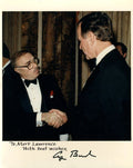 George Hw Bush Jsa Authentic Signed 8x10 Autograph