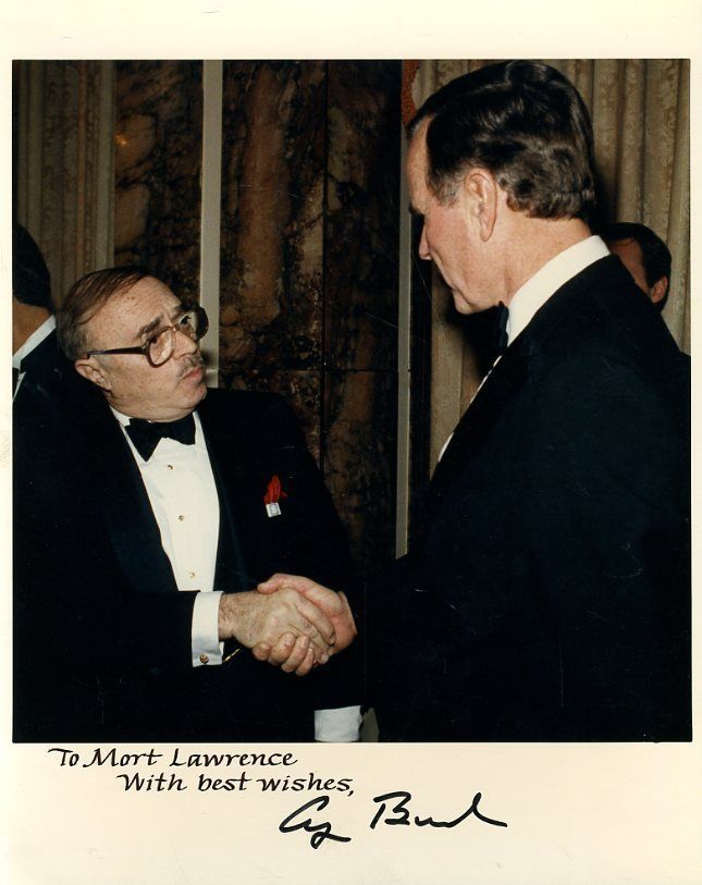 George Hw Bush Jsa Authentic Signed 8x10 Autograph