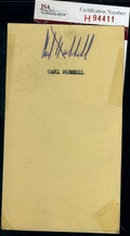 Carl Hubbell Signed Jsa Certed 1956 Gpc Autograph