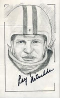 Ray Nitschke Signed Jsa Certed 5x7 Hand Drawn Photo Autograph Authentic