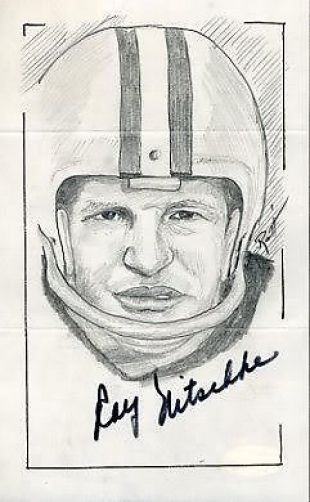 Ray Nitschke Signed Jsa Certed 5x7 Hand Drawn Photo Autograph Authentic