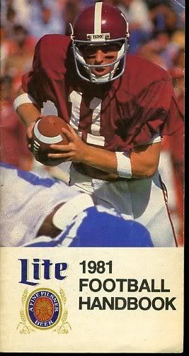 1981 Lite Beer Football Handbook