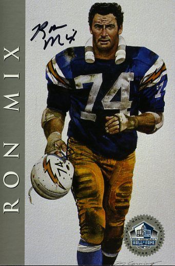 Ron Mix Signed Jsa 1998 Hof Signature Series 450/2500