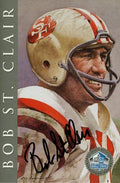 Bob St Clair 49ers Signed Jsa 1998 Hof Signature Series 450/2500