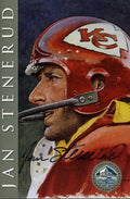 Jan Stenerud Chiefs Signed Jsa 1998 Hof Signature Series 450/2500