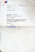 Dick Schaap Signed Jsa Certed 1979 Nbc Letter Authentic Autograph