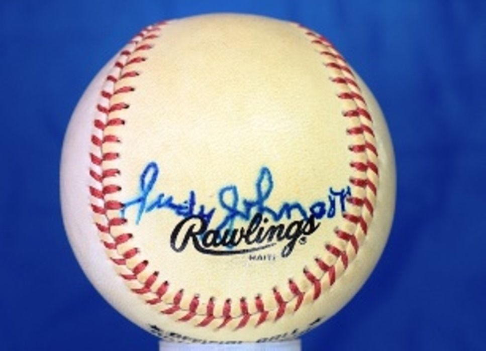 Judy Johnson Psa/dna Signed Feeney National League Baseball Autograph