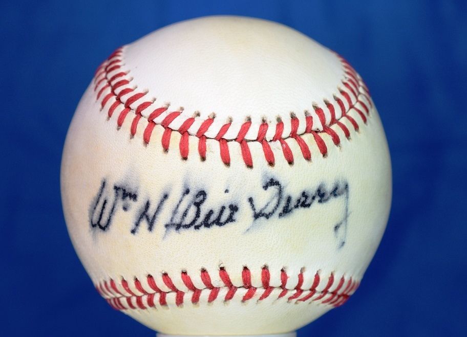 Bill Terry Psa/dna Signed Feeney National League Baseball Autograph