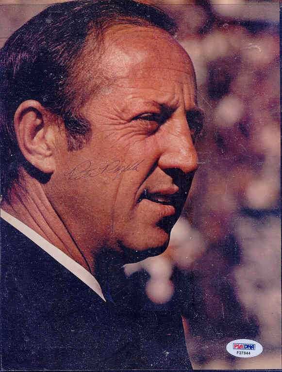 Pete Rozelle Signed 8x10 Photo Psa/dna Autograph