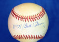 Bill Terry Psa/dna Signed Feeney National League Baseball Autograph