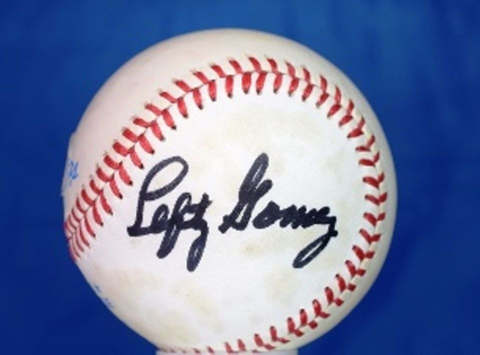 Lefty Gomez Psa/dna Signed Macphail American League Baseball Autograph