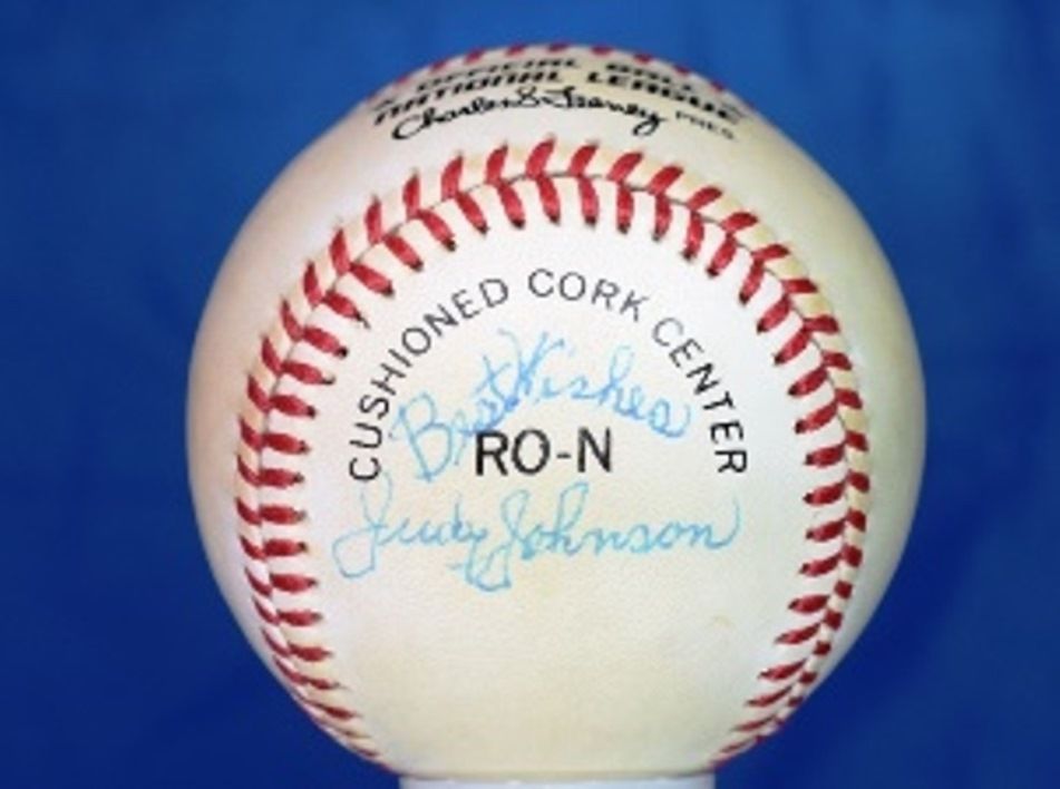 Judy Johnson Psa/dna Signed Feeney National League Baseball Autograph