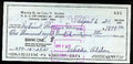 Walter Alston Signed Jsa Certed 1981 Check Autograph Authentic