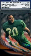 Andre Waters D.06 Signed Psa/dna 1991 Proline Autograph Authentic