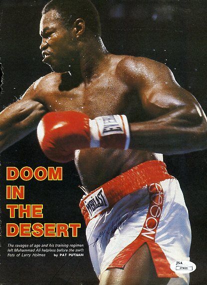 Larry Holmes Jsa Signed 8x10 Photo Autograph Authentic