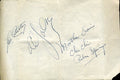 Lou Costello Al Jolson Jsa Certed Signed Album Page Autograph Authentic