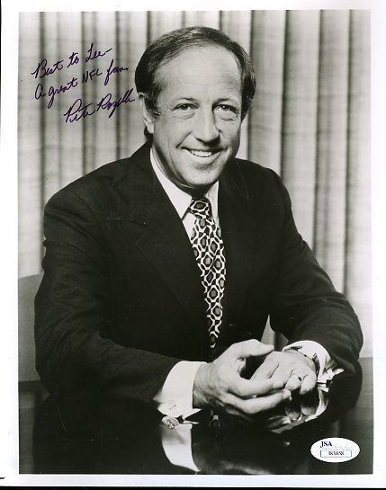Pete Rozelle Vintage Signed Jsa Certed 8x10 Photo Authentic Autograph