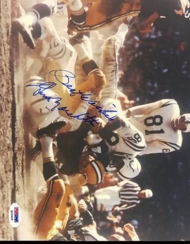 Gino Marchetti Colts Hof Signed Psa/dna  8x10 Photo Authentic Autograph