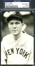Bill Dickey Psa/dna Authenticated Signed Photo Postcard Autograph