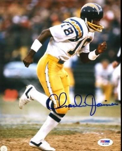 Charlie Joiner Chargers Signed Psa/dna  8x10 Photo Autograph Authentic