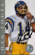 Dan Fouts Signed Jsa 1998 Hof Signature Series /2500 Authentic