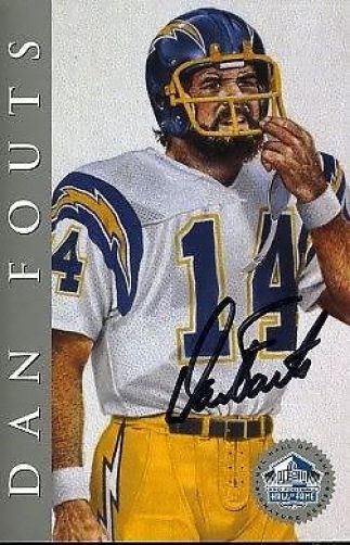 Dan Fouts Signed Jsa 1998 Hof Signature Series /2500 Authentic