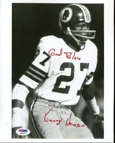 Kenny Houston Redskins Hof Signed Psa/dna  8x10 Photo Autograph Authentic