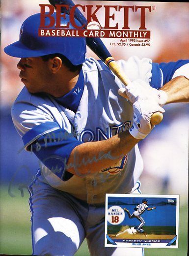 Roberto Alomar Jsa Certified Signed Beckett Autograph Authentic