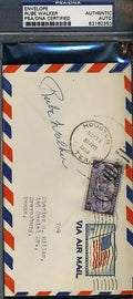 Rube Walker Signed 1958 Envelope Psa/dna Autograph