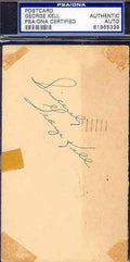 George Kell 1950 Signed Gpc Govt Pc Psa/dna Autograph