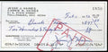 Jesse Haines Jsa Certified Signed Check Autograph Authentic