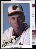 Cal Ripken Sr Rare Signed Jsa Team Issued Photo Pc Certified Autograph