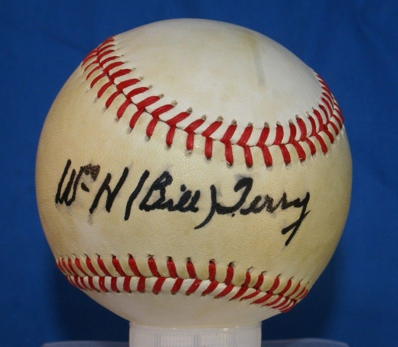 Bill Terry Jsa Autograph Authentic Feeney League Baseball Signed