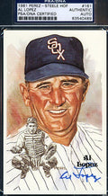 Al Lopez Psa/dna Signed Perez Steele Authentic Autograph